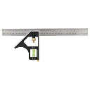 ESCUADRA DE COMBINACION CON MANGO DE ACERO 12"