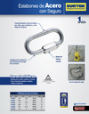 ESLABON DE ACERO CON SEGURO 3/16"