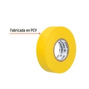 CINTA DE AISLAR DE 18 M X 19 MM, AMARILLA, TRUPER
