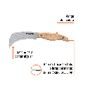 CUCHILLO 7' PARA LINOLEO, TRUPER
