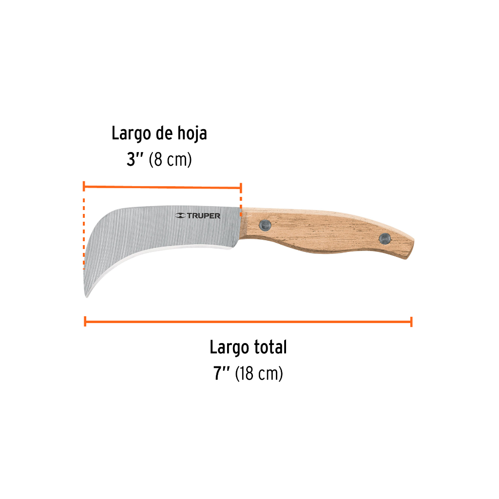 CUCHILLO 7' PARA LINOLEO, TRUPER
