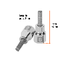 DADO PUNTA HEXAGONAL DE 6 MM, CUADRO 3/8', TRUPER