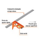 ESCUADRA 16' DE COMBINACION CON PUNZON PARA MARCAR, TRUPER