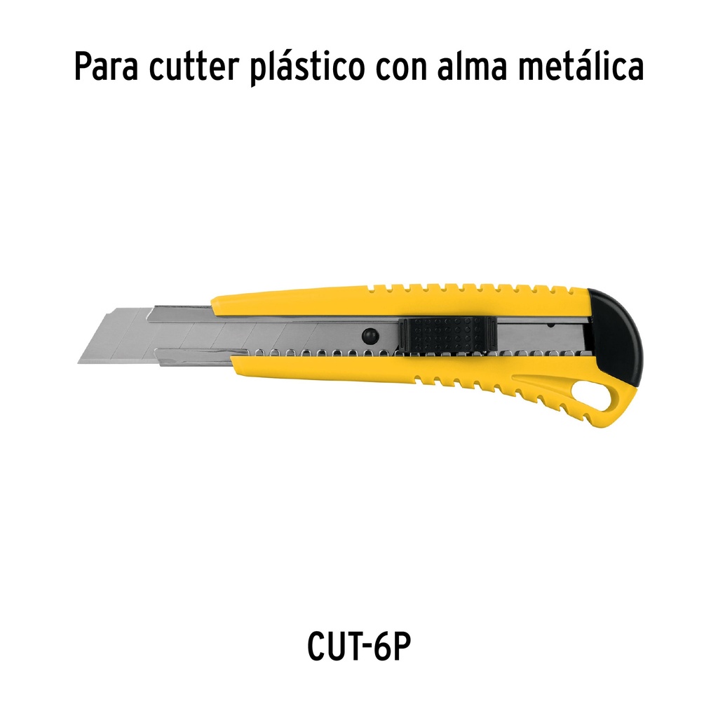 ESTUCHE CON 10 CUCHILLAS SK4 DE 18 MM PARA CUTTER, TRUPER