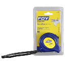 FLEXOMETRO CON CARCASA DE PLASTICO AZUL, 5 M X 19 MM