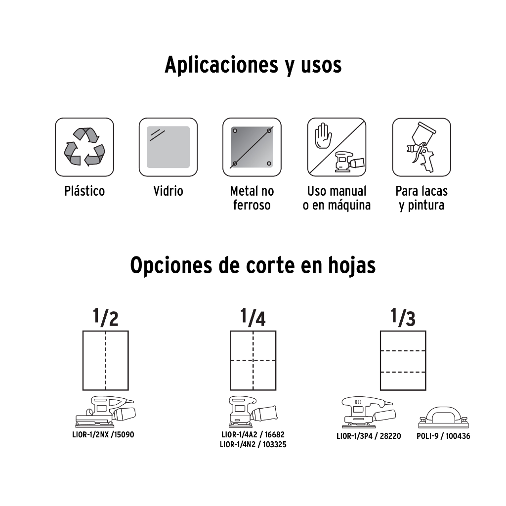 LIJA DE AGUA GRANO 100 DE CARBURO DE SILICIO, TRUPER
