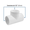 TEE SENCILLA DE PVC 1-1/2', FOSET