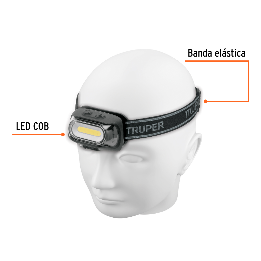 LINTERNA LED RECARGABLE 460 LM