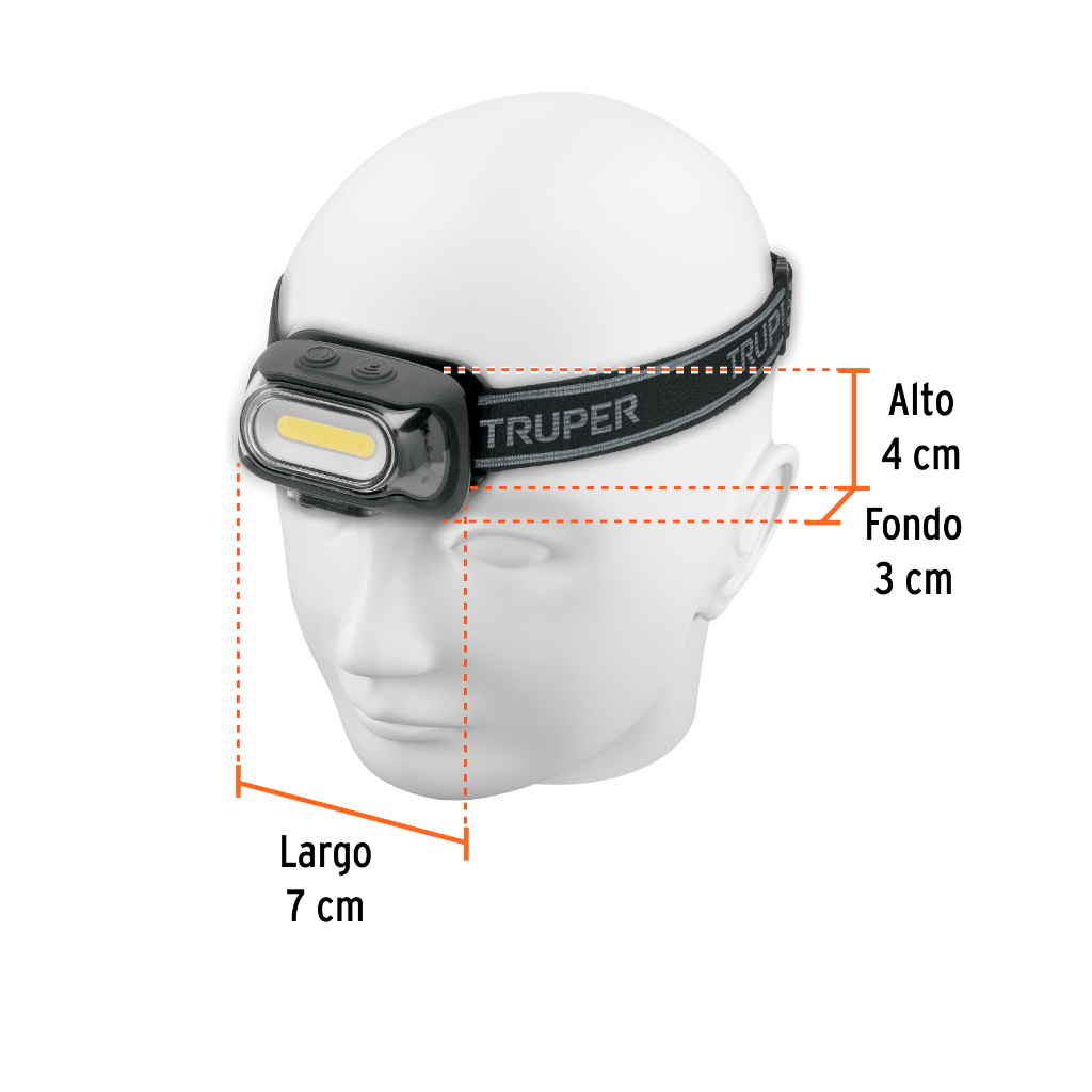 LINTERNA LED RECARGABLE 460 LM
