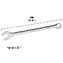 LLAVE COMBINADA EXTRALARGA 1-3/4' X 496 MM DE LARGO, EXPERT