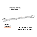 LLAVE COMBINADA EXTRALARGA 10 MM X 164 MM DE LARGO, EXPERT