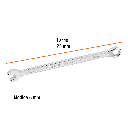 LLAVE COMBINADA EXTRALARGA 6 MM X 125 MM DE LARGO, EXPERT