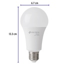PACK 4 FOCOS LED 16W (100W) A22, 6500K FRIA, 1550 LM, BASIC