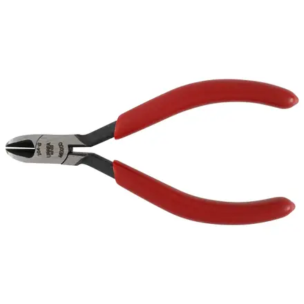 PINZA PARA ELECTRICISTA CON MANGO RUBBER GRIP DE 4-3/16" CORTE DIAGONAL