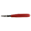 PINZA PARA ELECTRICISTA CON MANGO RUBBER GRIP DE 4-3/16" CORTE DIAGONAL