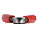 PINZA PARA ELECTRICISTA CON MANGO RUBBER GRIP DE 4-3/16" CORTE DIAGONAL