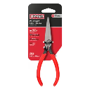 PINZA PARA ELECTRICISTA CON MANGO RUBBER GRIP DE 6-5/8" PUNTA PLANA