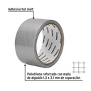 CINTA PARA DUCTO 10M X 48MM, ESPESOR 0.16MM, PRETUL
