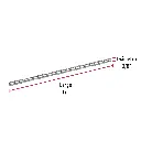 VARILLA ROSCADA DE 1 M X 3/8', FIERO