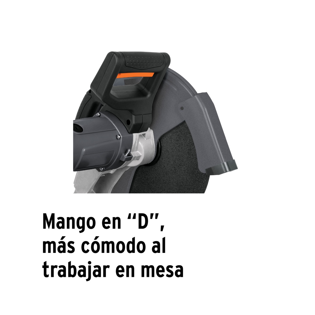 TRONZADORA / CORTADORA DE METALES 14', MANGO EN 'D', 2200 W