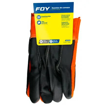 GUANTES DE CARNAZA PUÑO CORTO UNITALLA