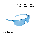 LENTES DE SEGURIDAD AZULES, TRUPER ULTRALITE