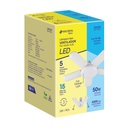LAMPARA LED TIPO VENTILADOR 50W, 5 ASPAS, 6500K, BASIC