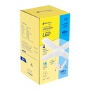 LAMPARA LED TIPO VENTILADOR 40W, 4 ASPAS, 6500K, BASIC