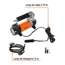 COMPRESOR DE AIRE 12 V PORTATIL, PARA AUTO, INCLUYE MALETIN