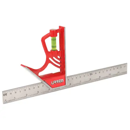 ESCUADRA COMBINACION MAGNETICA CON CABEZA DE ZAMAC 12"