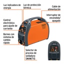 SOLDADORA INVERSORA 200A, BI-VOLTAJE 127/220V, TRUPER