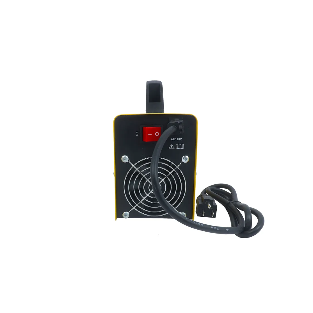 SOLDADORA PARA ELECTRODO REVESTIDO INVERTER 130 A 110 V (CA) CON CABLES, CARETA Y CEPILLO