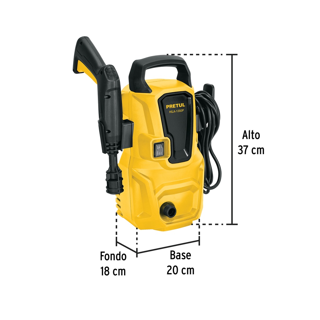 HIDROLAVADORA ELECTRICA 1350 PSI, PRETUL