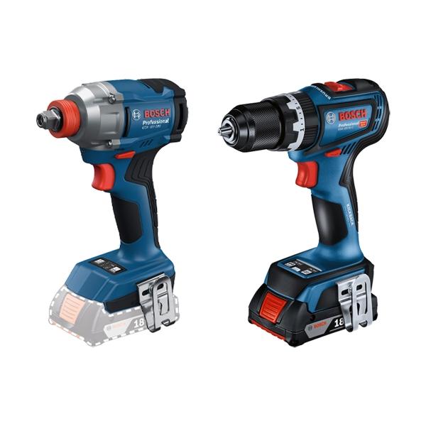 COMBO BOSCH ROTOMARTILLO 1/2" CON 2 BATERÍAS + LLAVE IMPACTO 1/4"
