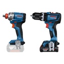 COMBO BOSCH ROTOMARTILLO 1/2" CON 2 BATERÍAS + LLAVE IMPACTO 1/4"