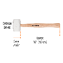 MAZO DE HULE 24 OZ, TRUPER