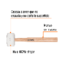 MAZO DE HULE 24 OZ, TRUPER