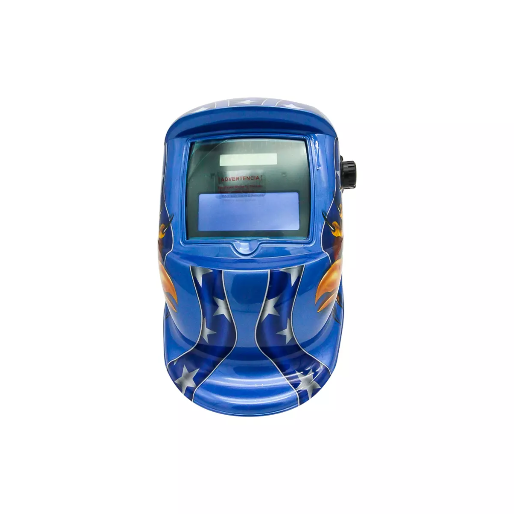 CARETA PARA SOLDAR ELECTRONICA AJUSTE DE MATRACA AZUL AGUILA