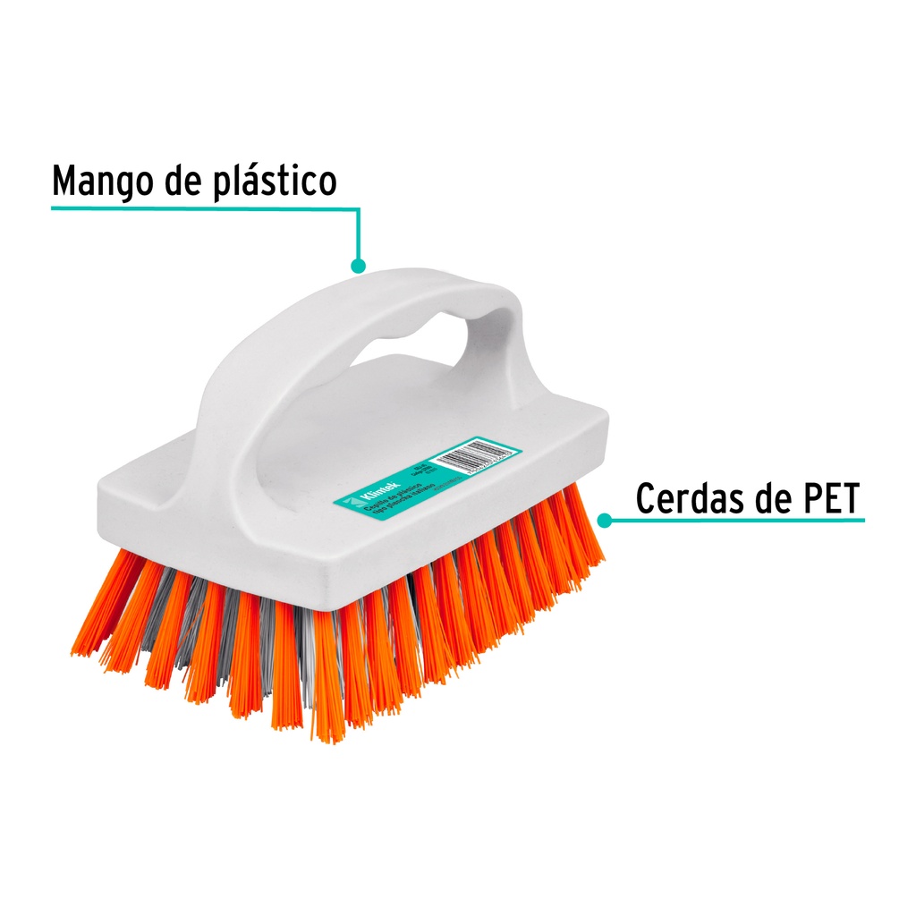 CEPILLO DE PLASTICO, TIPO PLANCHA, ESTILO ITALIANO