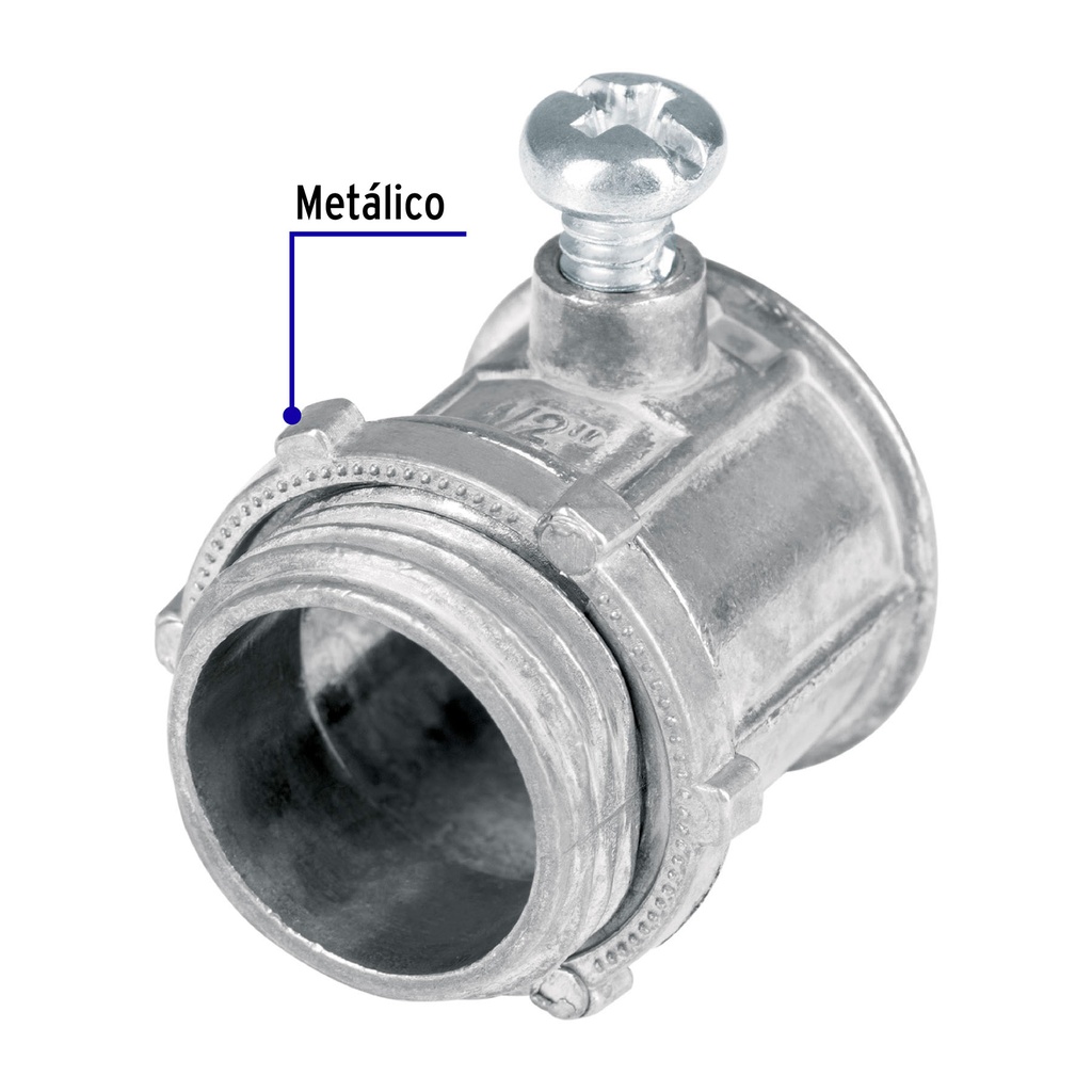 CONECTOR CONDUIT 1/2', VOLTECK