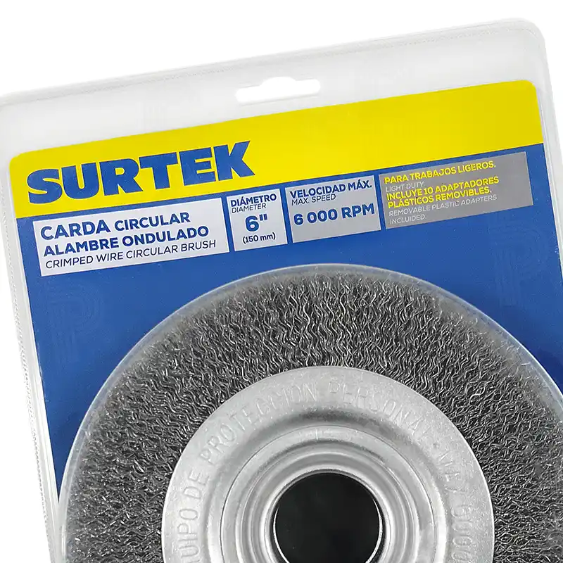 CARDA PARA ESMERIL 6 PULGADAS X3/4 PULGADAS SURTEK