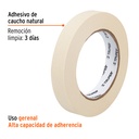CINTA MASKING TAPE DE 3/4' X 50 M, TRUPER