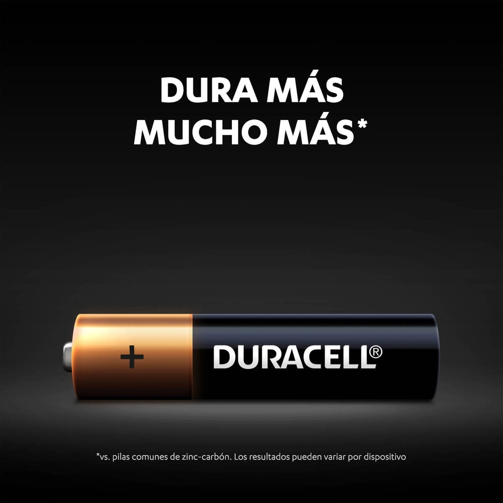PILA ALCALINA AAA DURACELL TIRA DESPRENDIBLE
