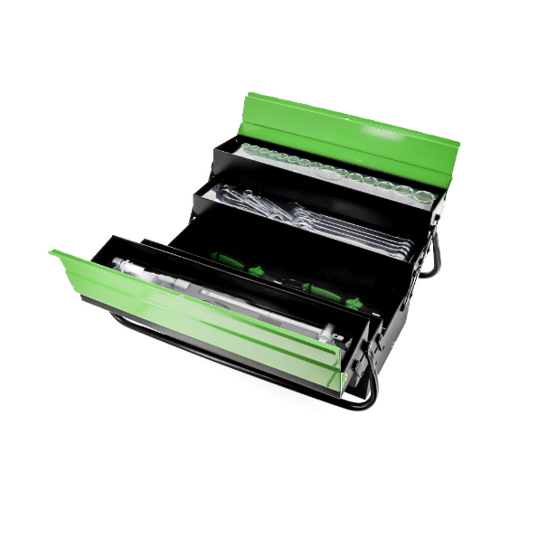 CAJA DE HERRAMIENTAS DE HIERRO 64 PIEZAS CINCADO