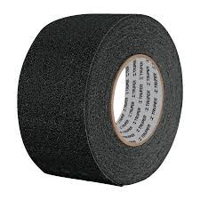 ROLLO DE 5 M DE CINTA ANTIDERRAPANTE NEGRA 50MM CON ABRASIVO