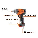 LLAVE DE IMPACTO 1/2', 20V, 184 LB/FT, SIN ACCESORIOS, PRO