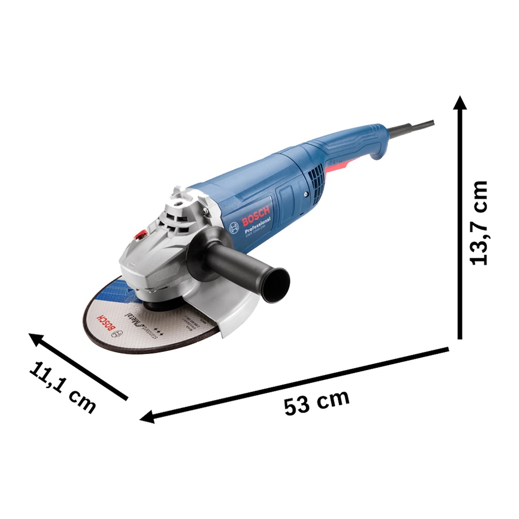 PULIDOR 9" 2200W 6500 RPM 5.0 KG