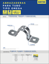 ABRAZADERA PARA TUBO TIPO OMEGA 1-1/2", 5 PIEZAS