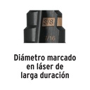 BROCA ESCALONADA OXIDO NEGRO 10 ESCALONES 1/4" A 1-3/8", TRUPER