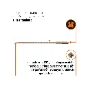BROCA SDS PLUS 1/4 X 8', TRUPER